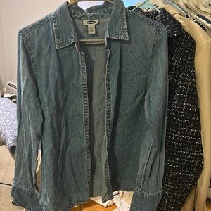 Old Navy Denim Button Down Shirt